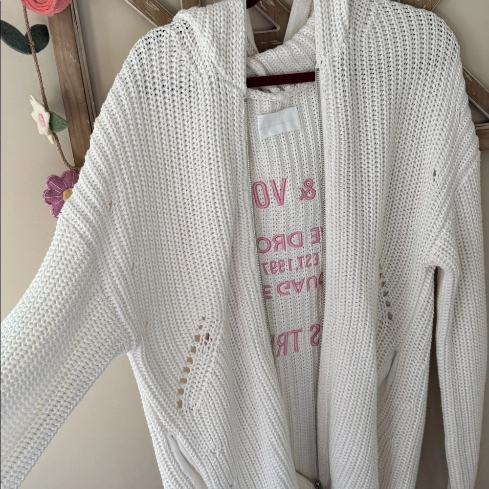 Zadig & Voltaire M/L Anya Cow Blason Cardigan - Picture 8 of 12